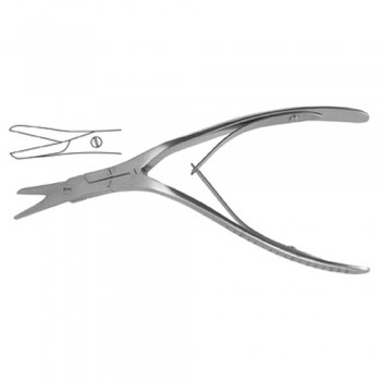 Caplan Septum Scissor One Toothed Cutting Edge Stainless Steel, 20 cm - 8"